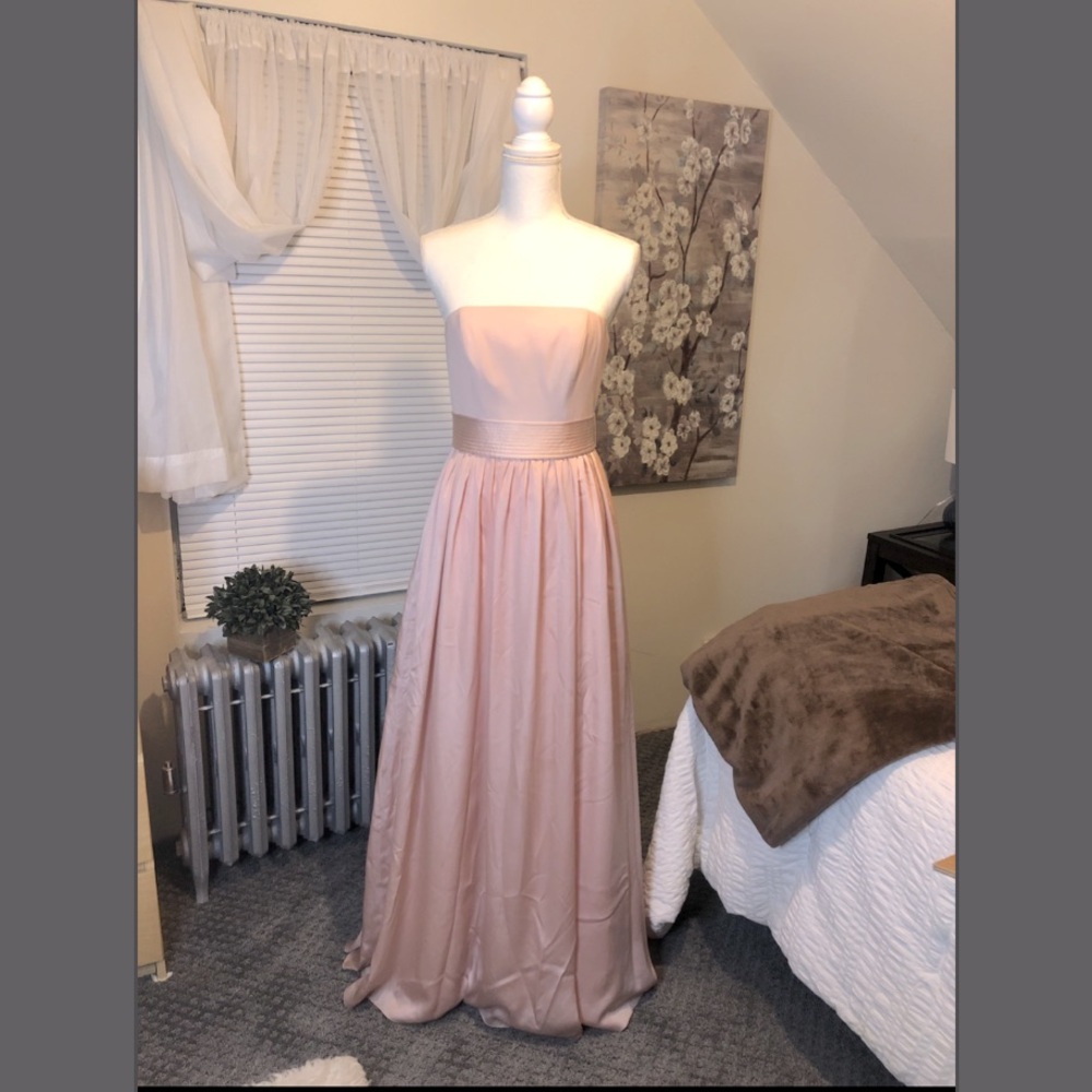 Vera Wang Strapless Bridesmaid Dress (Size 4)